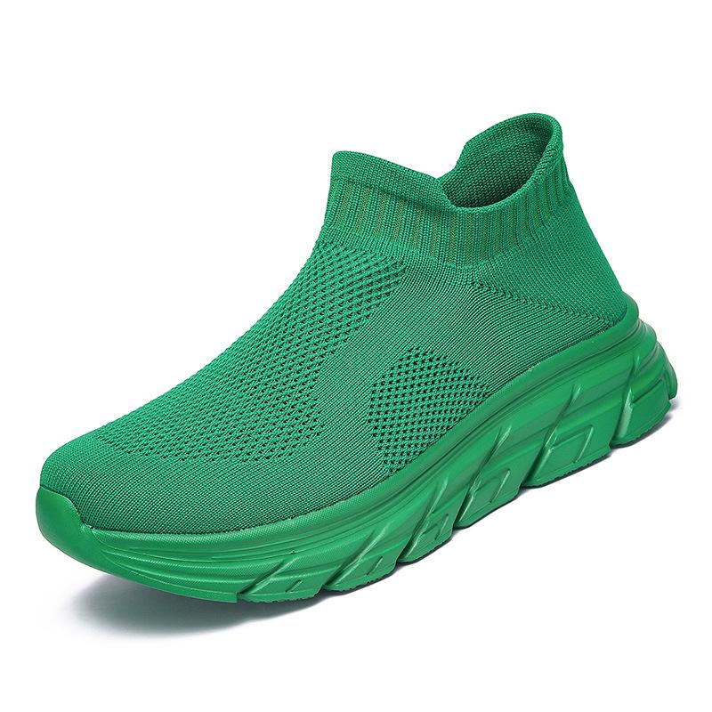 Couple mesh shoes breathable spring autumn and summer casual sports shoes medium trendy dopamine light shoes