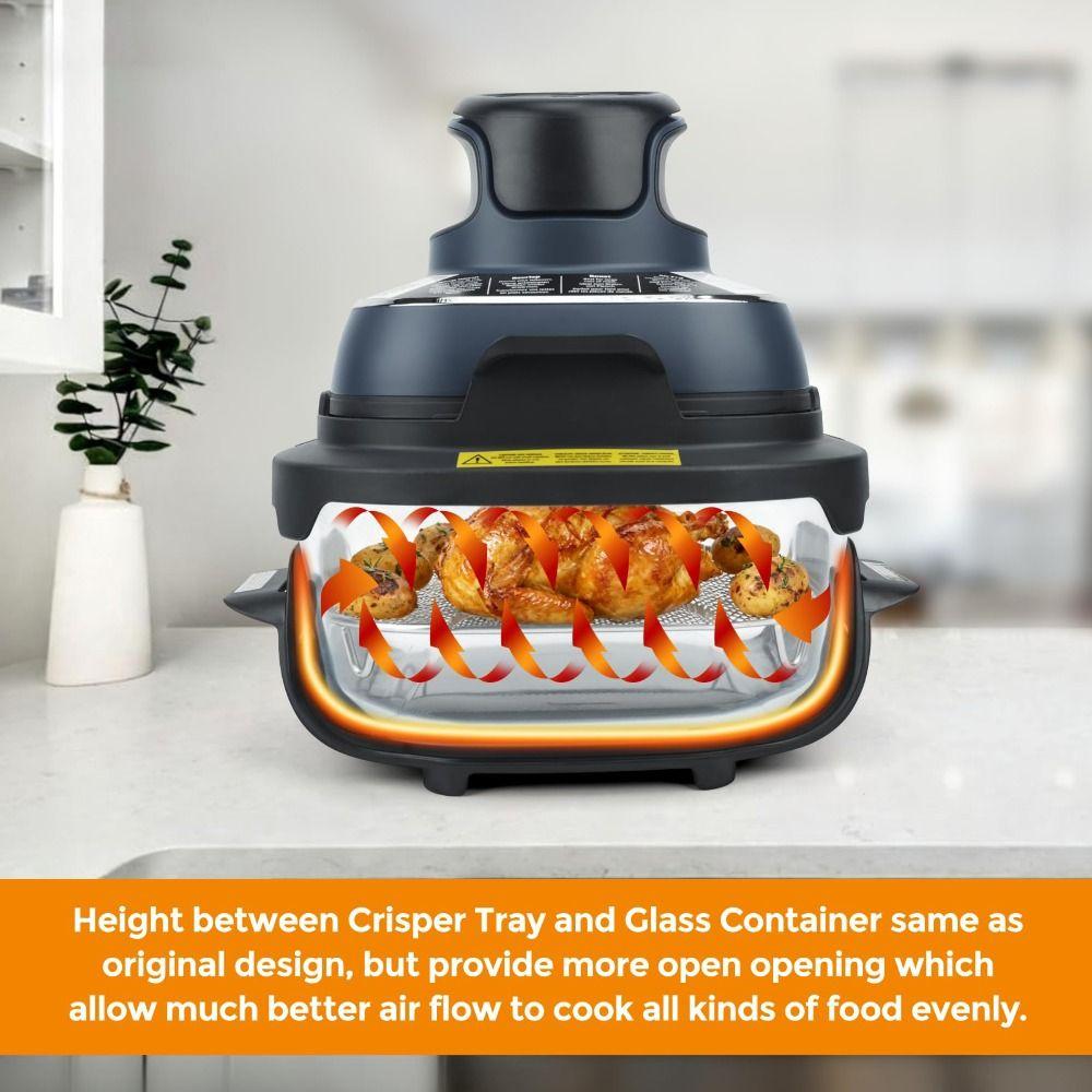 SUS304 Air Fryer Accessories Cooking Rack for Ninja Crispi FN101/FN103/FN100/Pro AS101 Baking