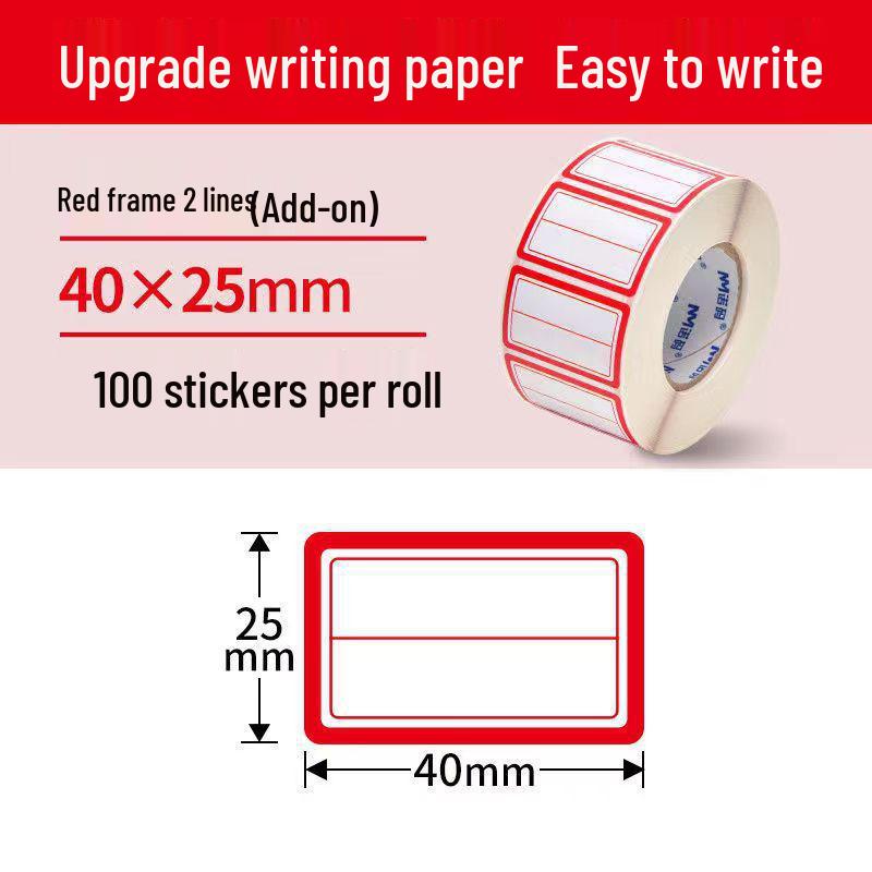 Waterproof Self-Adhesive Name and Memo Label Stickers for Classification and Marking