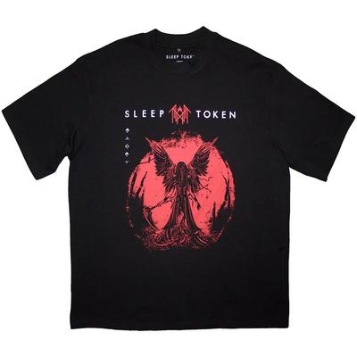 Sleep Token Oversized Boxy T-Shirt: Take Me Back To Eden (Black) OFFICIAL NEW