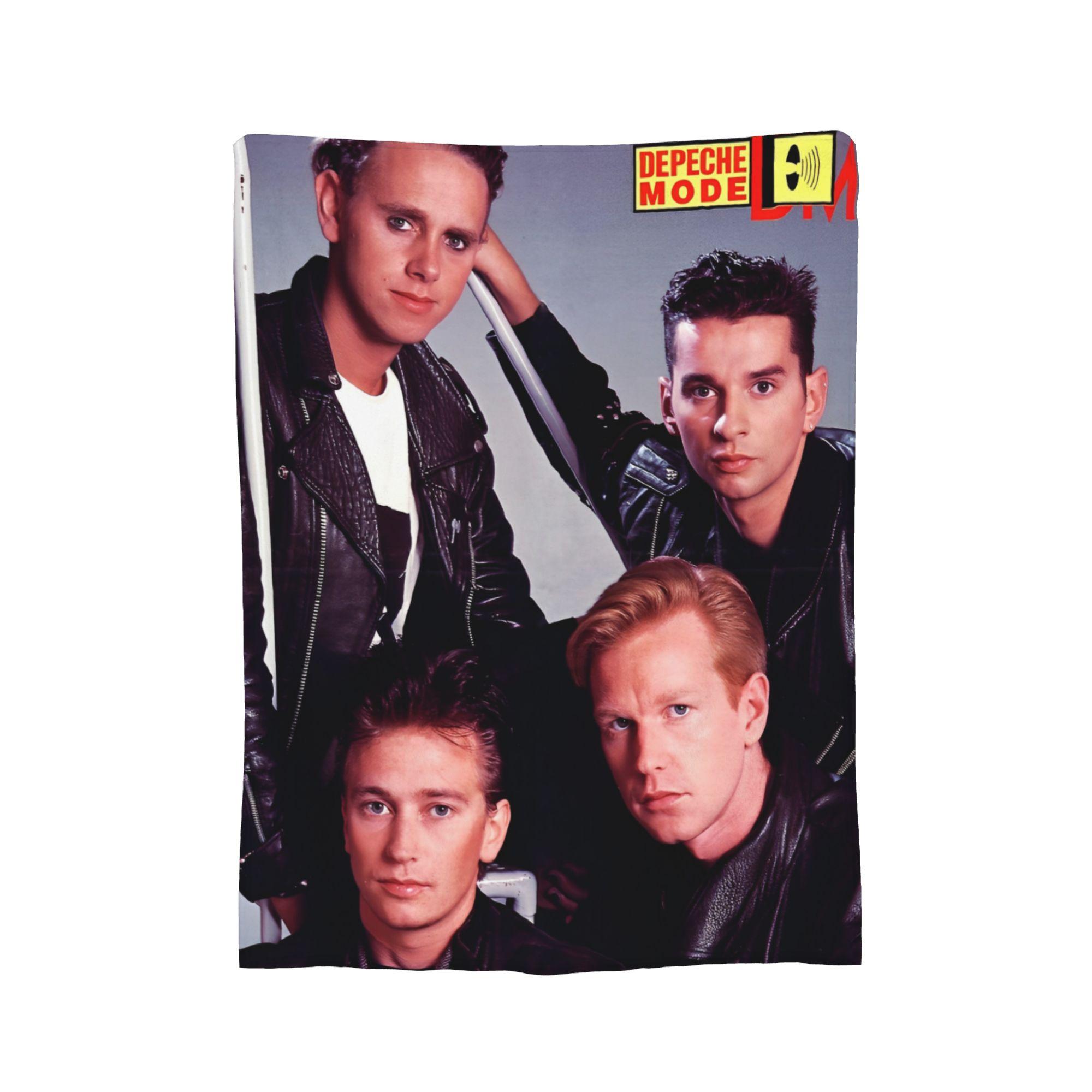 

Depeche Cool Mode Ковдра-плед з коралового флісу з принтом Плюшеві ультрам які пледи для дому та вулиці Плюшева тонка ковдра 30x40in