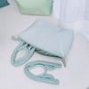 Yousheng Folding Clothes Rack with Hook Head Round Head Anti-Slip Groove Design Storage Bag Closet Organization Accessory