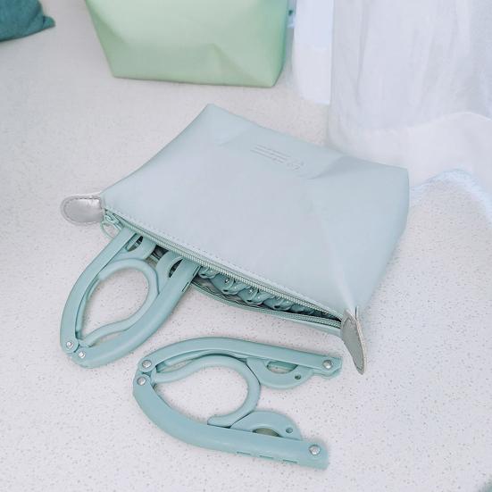 Yousheng Folding Clothes Rack with Hook Head Round Head Anti-Slip Groove Design Storage Bag Closet Organization Accessory 980₽