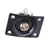 A compact and portable guitar output jack plate suitable for electric guitars such as Zerodis and Includes 4 screws Telecaster. (black).