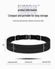Unisex Elastic Running Waist Pack - Multi-Functional Fitness Belt for Marathon & Sports