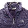 The North Face NYW17801 Logo Embroidery Batting Vest S Purple Outdoors Women Used