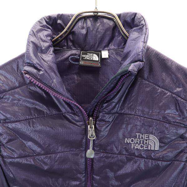 The North Face NYW17801 Logo Embroidery Batting Vest S Purple Outdoors Women Used