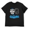 I Can't Hear You I'm Gaming Busy Funny Video Gamer T-Shirt Oversized Oversized T Shirt Luxury Clothes Men