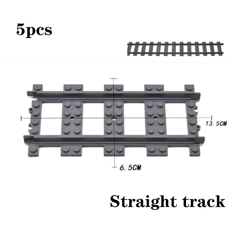 Non-Toxic City Trains Flexible Tracks Forked Straight Curved Soft Rails Track Switch Building Block Bricks Kids Diy High-Tech Creative Toy