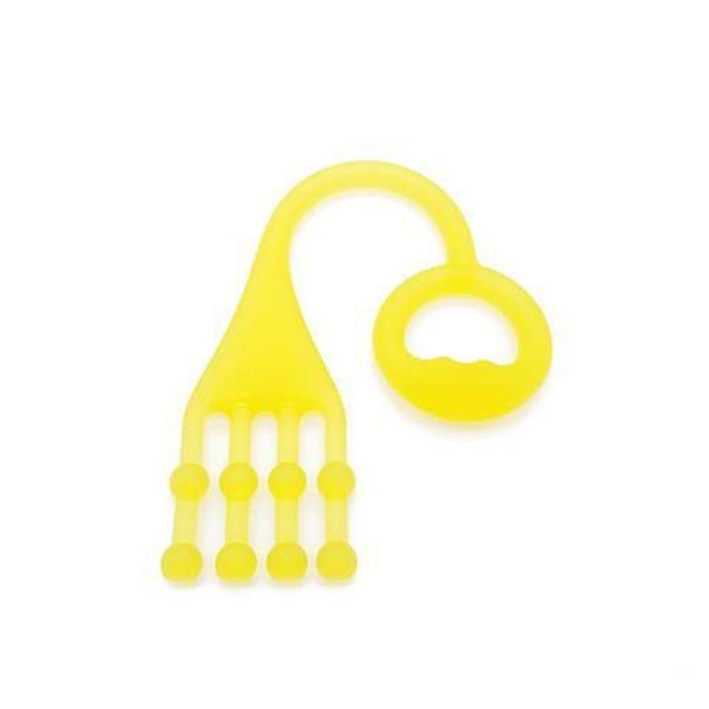 

Two-Section Toe Fitness Training Chest Expander Pulling Rope Two-section Foot Pull Rope-Yellow