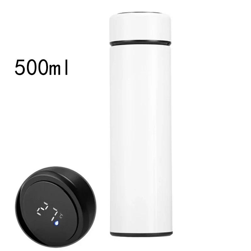 500ML Creative Smart LED Thermos Bottle Temperature Display Vacuum Flasks Stainless Steel Water Bottle Thermos Cup