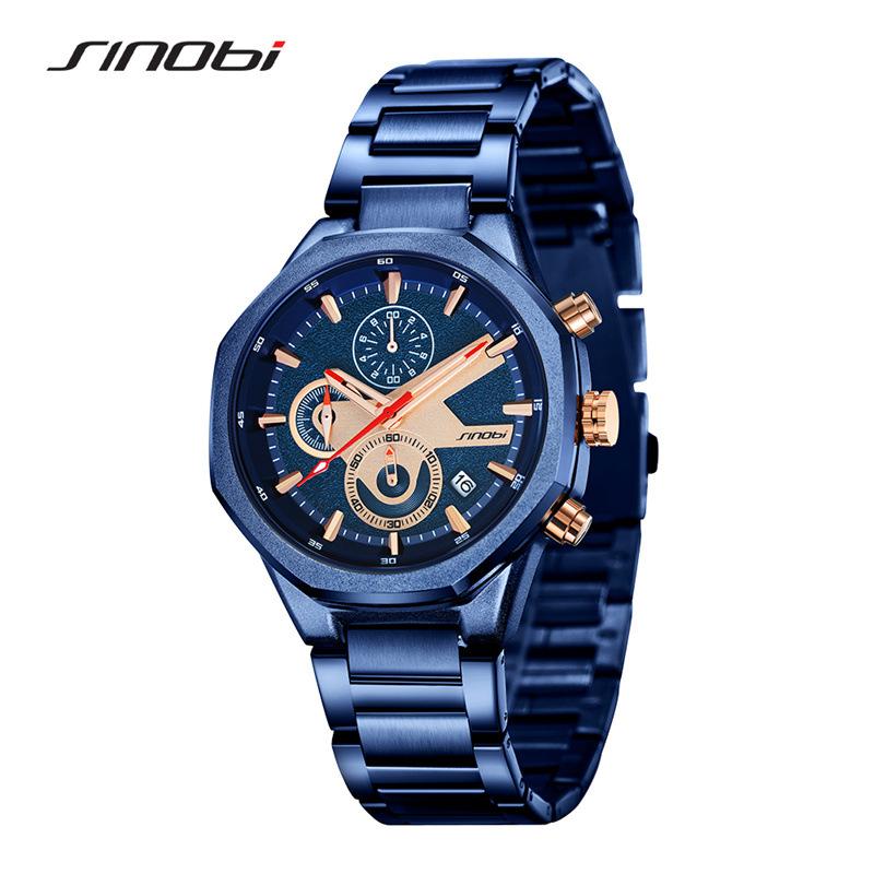 Watch Men'S Multifunctional Advanced Sense Fashion Waterproof Quartz Watch Stainless Steel Business Men'S Watch 9920