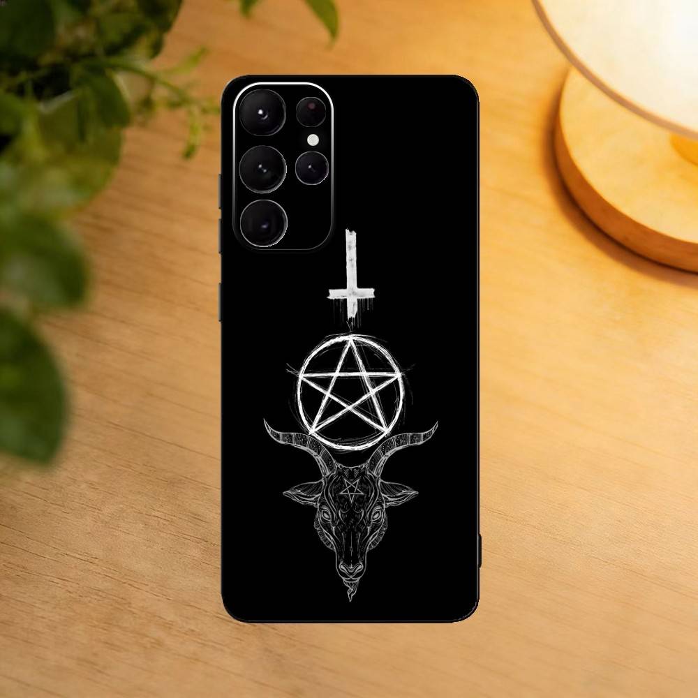 Hail S-Satan  Phone Case For Samsung S25,24,21,22,23,30,Ultra,20,Plus,Fe,Lite,Note Soft Black Cover