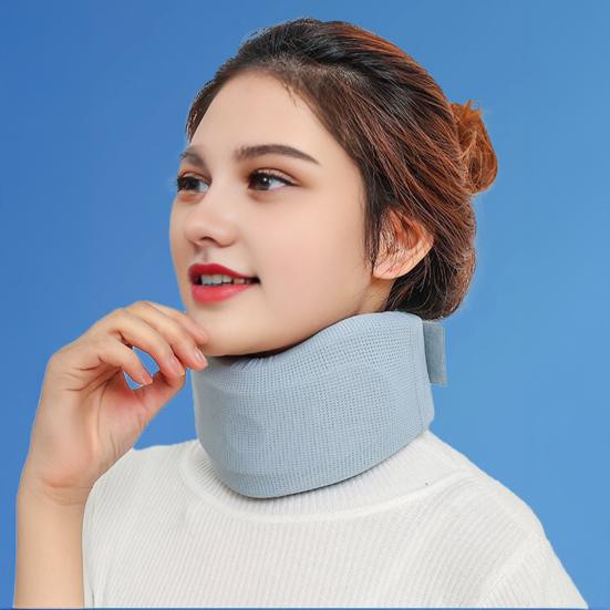 Summer Sponge Neck Brace Neck Pain Spine Pressure Relief Ergonomic Neck Support Women Men Cervical Posture Corrector Pillow