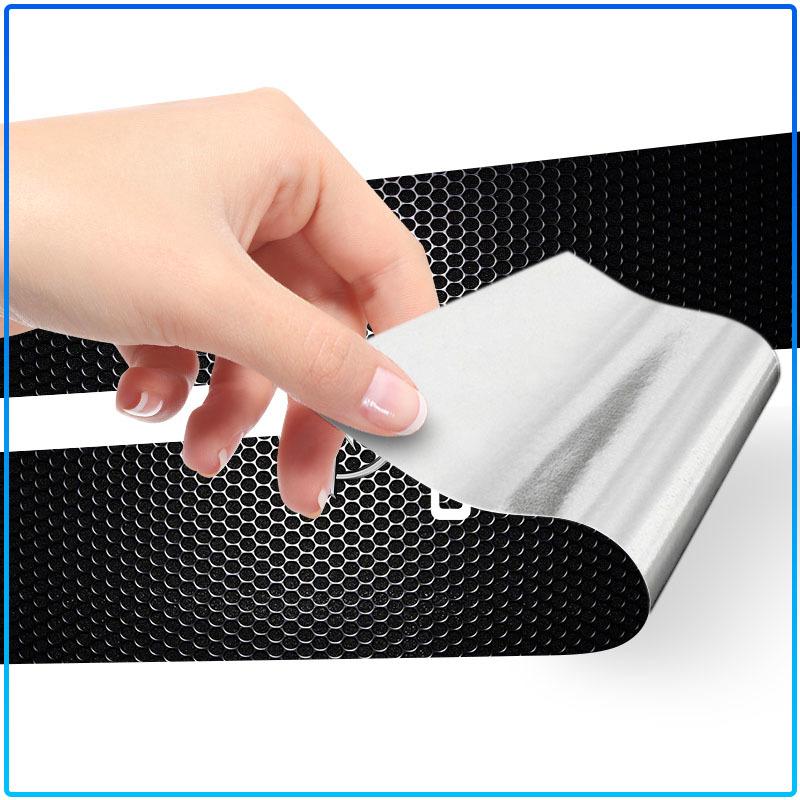 2Pc Car Center Pillar Badge Anti-scratch Protector Films Stickers For Opel crosa d astra h insignia astra j zafira b mokkaastra vivaro astra g