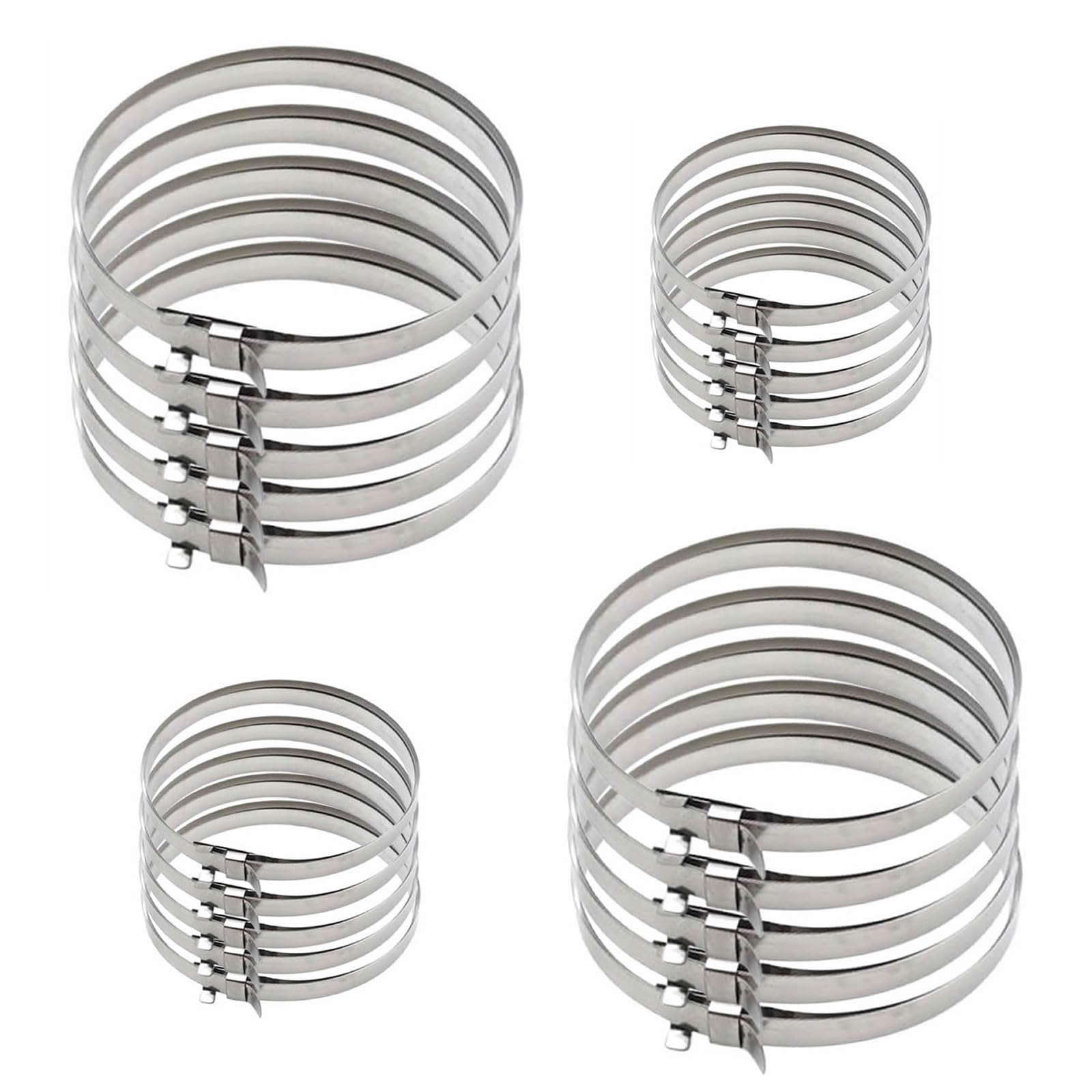 

Archnote Drive Shaft Boots, Boot Bands, Drive Shaft Boot Bands, Stainless Steel Bands, Pack of 20 (Large, 10 Small) Set