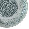 Geëmbosseerde Keramische Knoflookrasp, Vintage Patroon Gemberrasp Schijf voor Keuken, Multifunctionele Stamper voor Kaas Nootmuskaat