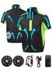 Workwear Full Short 20000mAh High 9 Fan Quiet Airflow USB Short Sleeve Work Sun Quick Summer Cool Unisex [DUDUBON] Air-Conditioned Set, Sleeve,
