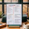 Adhd Cleaning Planner,Editable Home Cleaning Plan,Daily,Weekly, Monthly,Yearly Cleaner Schedule and Checklist,Adjustable Clean Up Household Chores