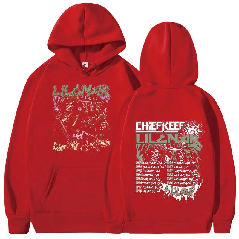 Rapper Chief Keef Tour Merch Hoodie, Unisex Fashion Hip Hop Long Sleeve Pullover Sweatshirt Streetwear Hoodies