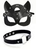 Set Decorazione Viso e Collo da Donna 2 Pezzi Maschera e Collare alla Moda e Sexy Accessori Abbigliamento Festa Vacanza Quotidiana Bdsm