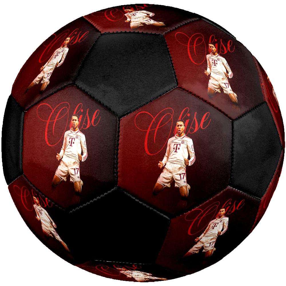 Michael Olise Bedruckter Fußball Größe 5, Maschinengenähtes PVC, Langlebig & Hoher Rückprall, Für Alle Altersgruppen Geeignet, Fanartikel, Spiele & Außenbereich.