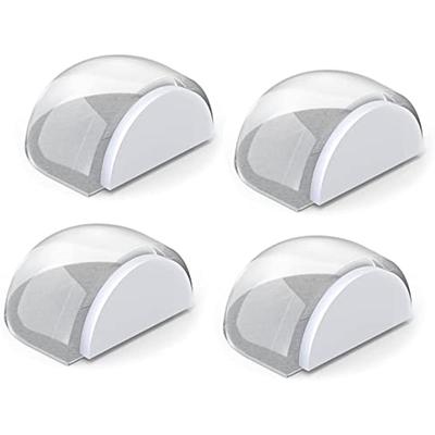 Rubber Stoppers,rubber stopper,Door Stopper, 4 Pieces Door Stopper, Transparent Self-Adhesive Wall And Furniture Protection And 4 Pieces