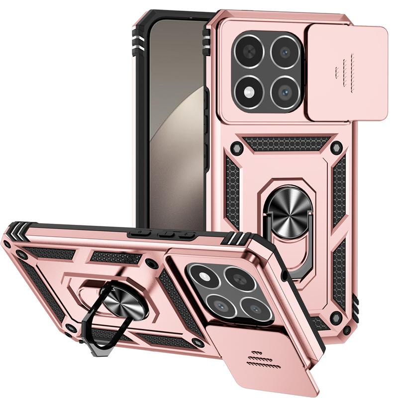 Armor Funda For Xiaomi 15T 5G Case Car Magnetic Holder Ring Phone Case For Xiaomi 15 T Mi 15T Mi15t Xiaomi15T Lens Protect Cover