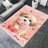 Cute Puppy Theme Chair Mat: Office Carpet Oversized Rug for Home Decor, Sofa Mat, Desk Chair Mat, Gift for Office and Living Room