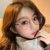 Trendy Square Frame Anti Blue Light Glasses Suitable for Both Men and Women for Daily Wear