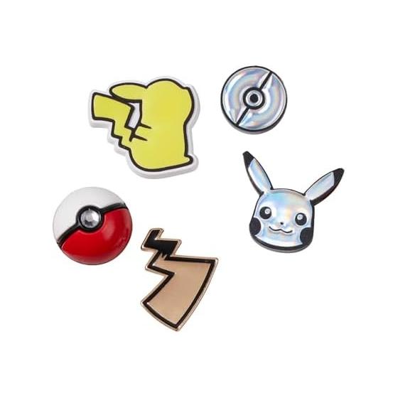 [Crocs] Jibbits, Shoe Accessories, Shoe Charm Unisex Multi Free Elevate Pokemon 5 Pack