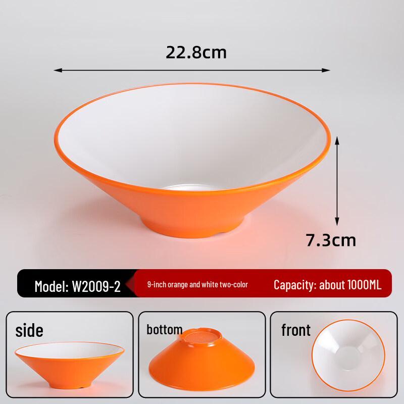 A5 Melamine Commercial Conical Bowl