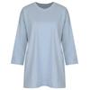 Shop   Loose FiT Slub Box 3 4 Sleeve CoTTon T shirT Black Dai Wsh 1012