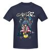 Unisex Cool Gorillaz T Shirt Vintage Big Size Cotton Sleeve Shirt Unisex