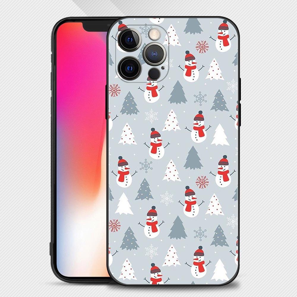 Merry Christmas Snowman Phone Case For iPhone Samsung Galaxy Redmi Xiaomi Oppo OnePlus Note S A 7 8 9 10 11 12 13 14 20 21 22 23 53 54 Pro Max  Ultra