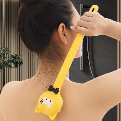 Cartoon Katze Badebürste Rückenbürste Dusche Langer Griff zum Duschen Schönheit