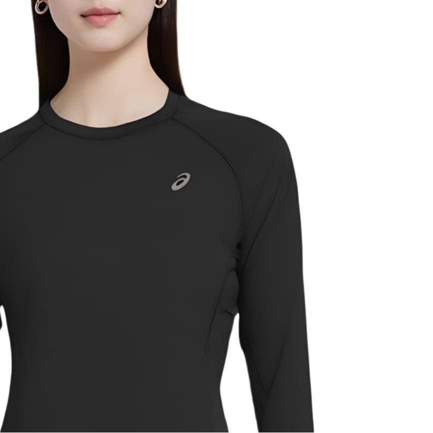 ASICS Sweaters Women's Black Crew Neck Moderate Other 2032D405-001