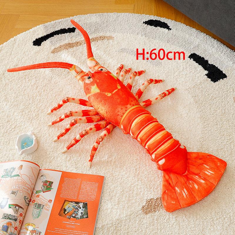 TreasuringU Style 2 Spiny Lobster Plush Toy Cool Colorful Lobster Stuffed Doll Cute Lobster Plushies Home Decor Birthday Gifts