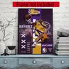 Kobe Personalized Name Diamond Paintings Mosaic Wall Round Diamond Art Painting Kits Embroidery Crystal Accessories Frameless