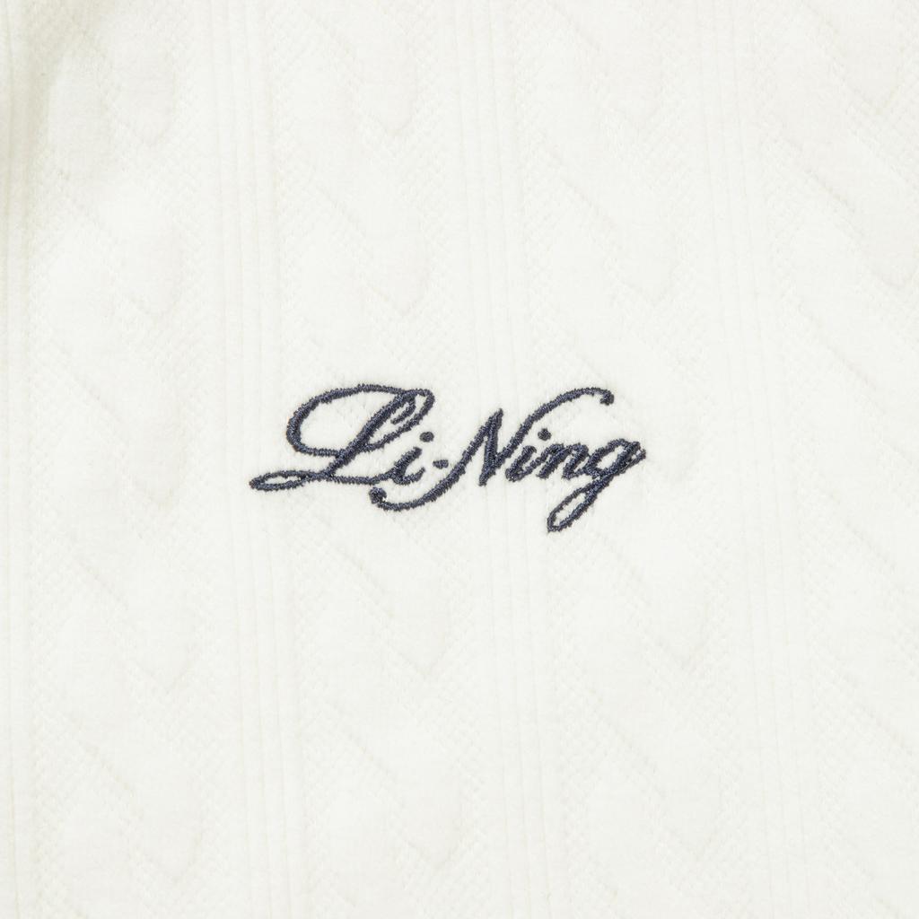 Li Ning Sports Lifestyle Series Embroidered Letter Logo Sweatshirt Women sweatshirt AWDW170-5