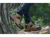 Men's Plus Velvet High-Top Hiking Shoes, Size 46-47 – Non-Slip, Wear-Resistant for Autumn/Winter Outdoor Adventures