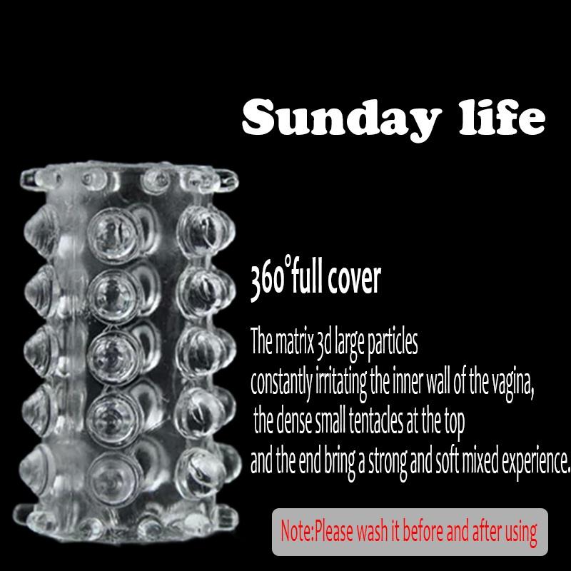 WAKEWAY 6Pcs/7Pcs Cock Ring Penis Enlarge Sleeve Lock Semen Sex Toys for Men Delay Ejaculation Cockring Sex Products Adult