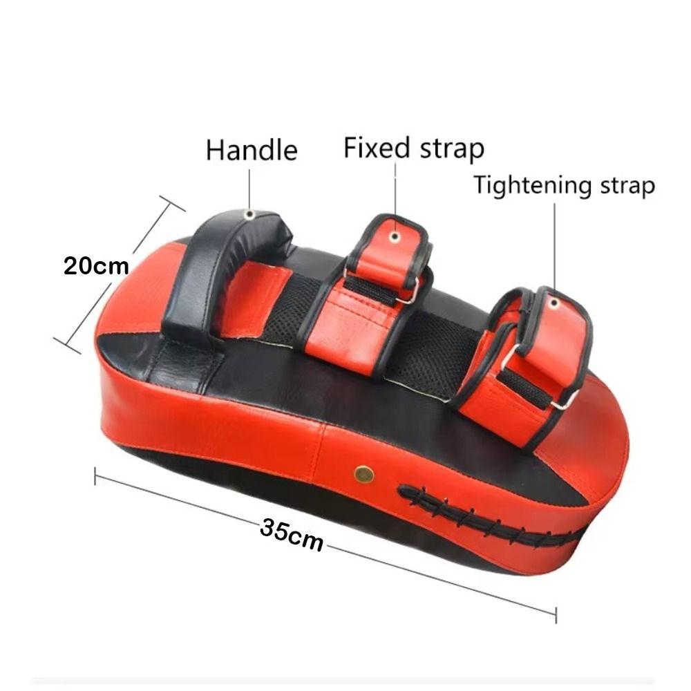 PU Leather Boxing Glove Kick Strike Shield for Muay Thai Taekwondo MMA Martial Arts Training