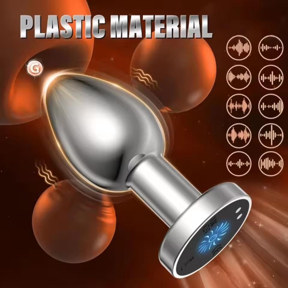 Anal Vibrator Male Wireless Butt Plug Remote Control Prostate Massager Female Clit Stimulator Masturbator Sex Toy for Couple