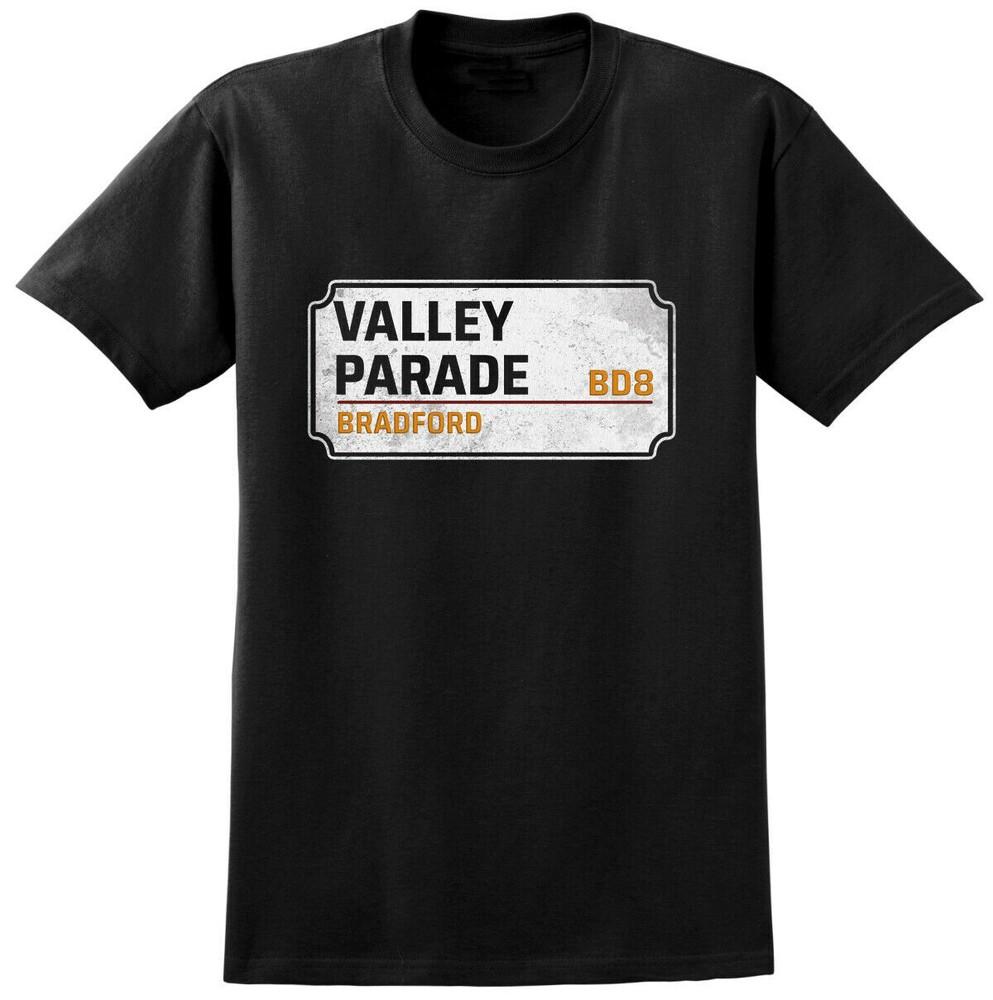 Bradford City Inspired Football Ground T-shirts Retro Road Street Sign Tee FC S