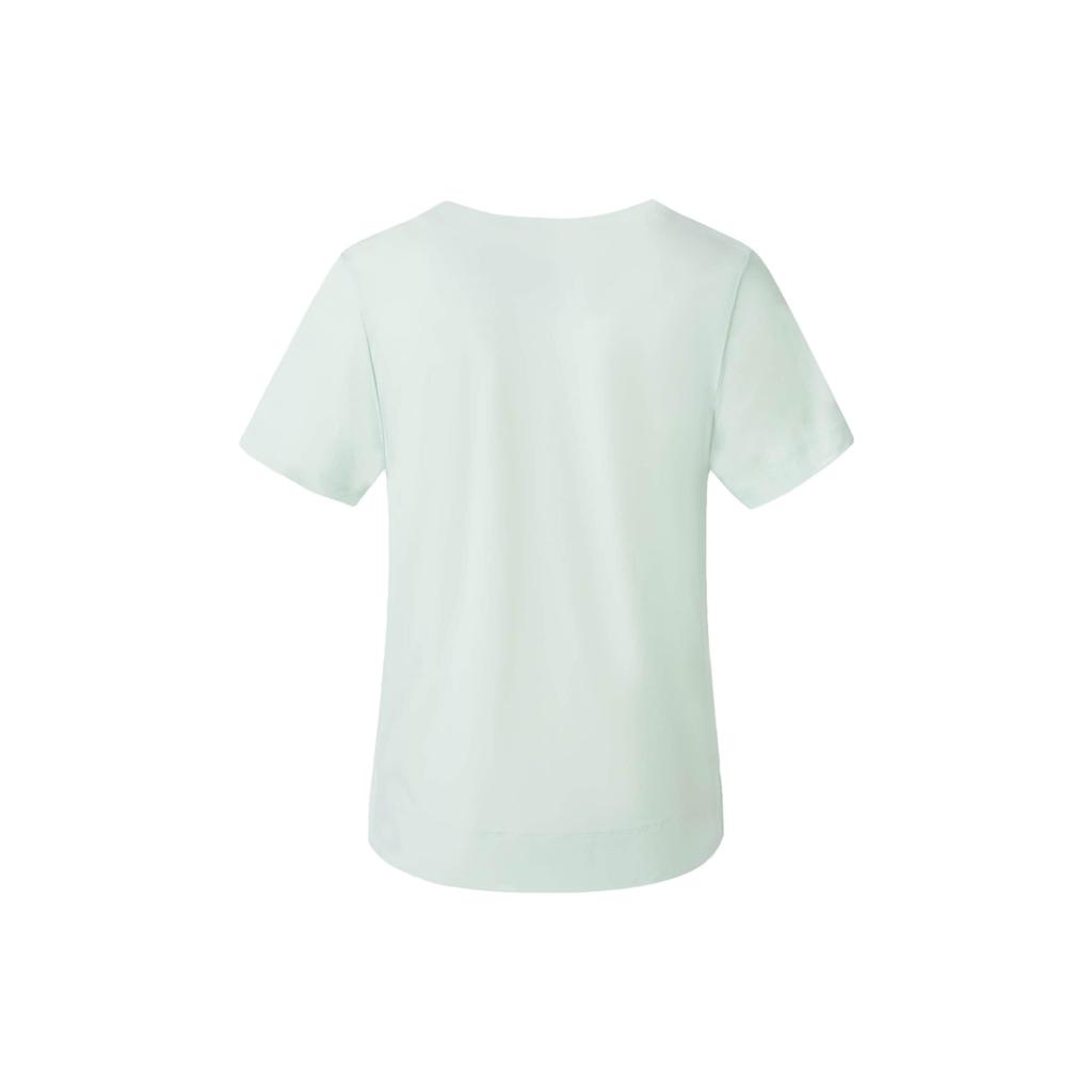 Adidas W Ct Tee Ss Logo Round Neck Short Sleeve T-Shirt Women Tops Linen-Green IT4354