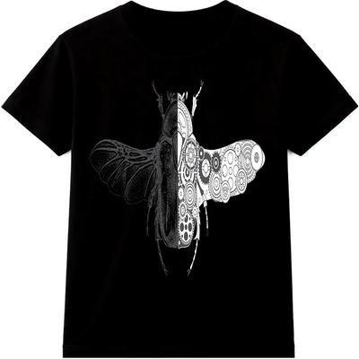 Steampunk Moth T Shirt Gothic Clockwork Insect Graphic Tee Victorian Dark Art
