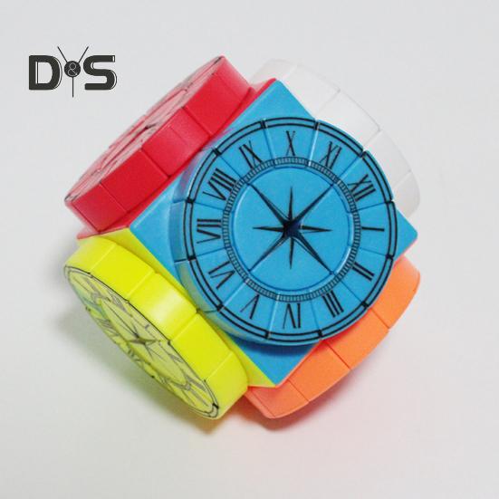 Time Machine Speed Cube UV Tisk Bez nálepek Číslovaná kostka Trénink koncentrace Přenosná Děti Dospělí Začátečníci Vzdělávací Puzzle Kostka Hračka