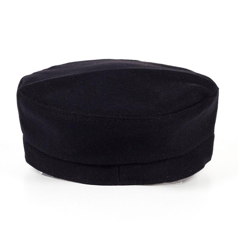 Unisex Rivet Chain Military Hats Flat Top Baseball Caps For Women Outdoor Sports Military Hats Cadet Sunscreen Hats