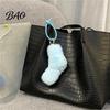 Decorative Knot Charm Plush Twist Bag Charm, Fuzzy Keychain Pendant, Backpacks Keyring Accessories Hanging Decoration for Backpacks, Handbags, Purse,
